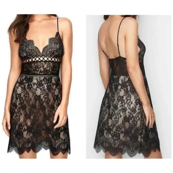 Victoria’s Secret Lace Embroider Slip Dress Size Small - Picture 7 of 8